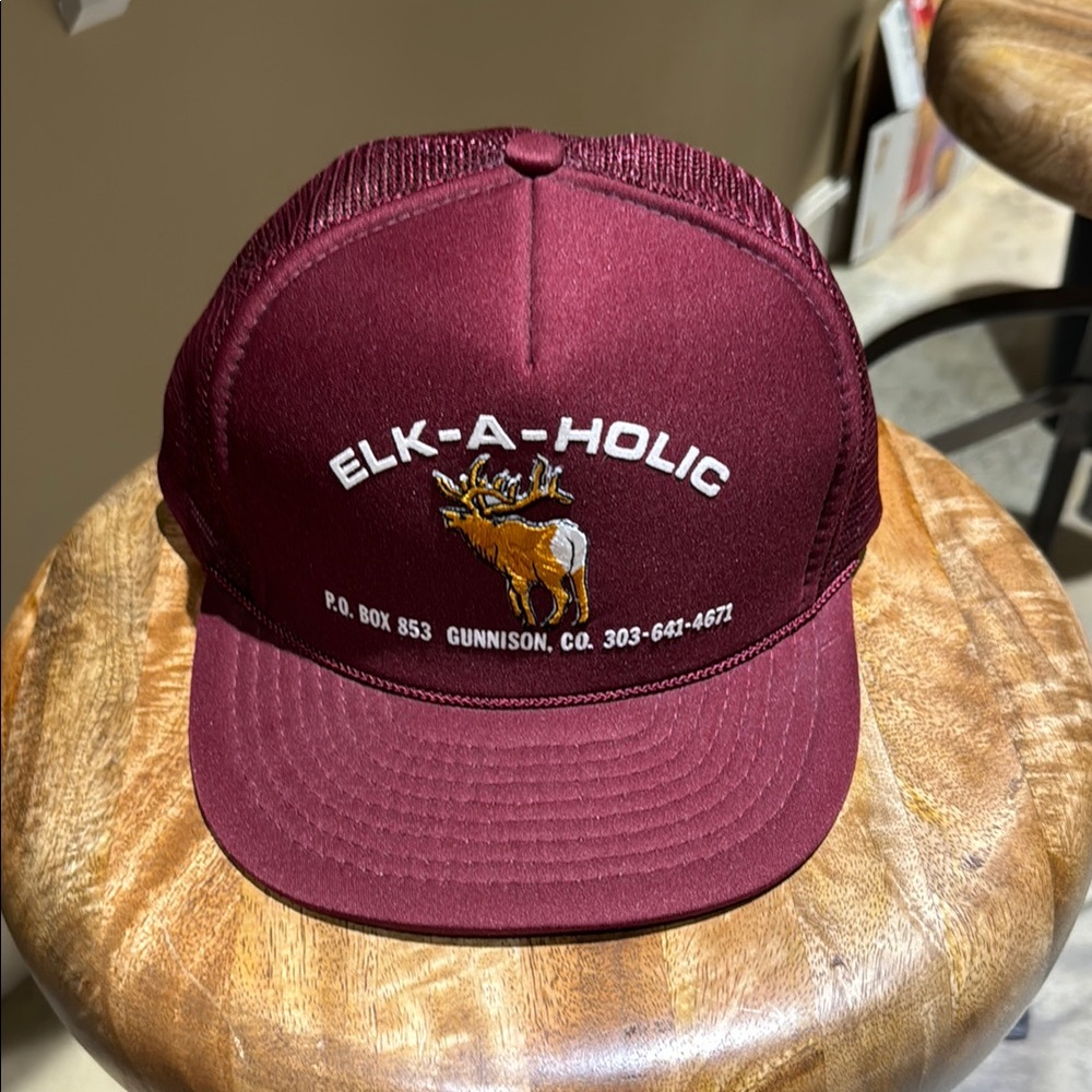 ISSI Maroon Elk-A-Holic Trucker Hat